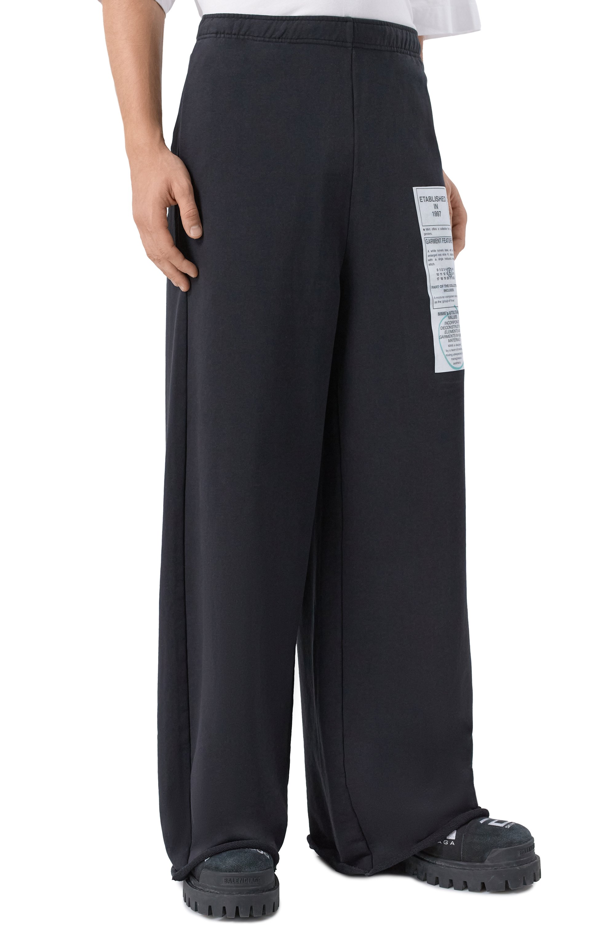 Хлопковые брюки MM6, арт. SH0KA0013/M25012, фото 3