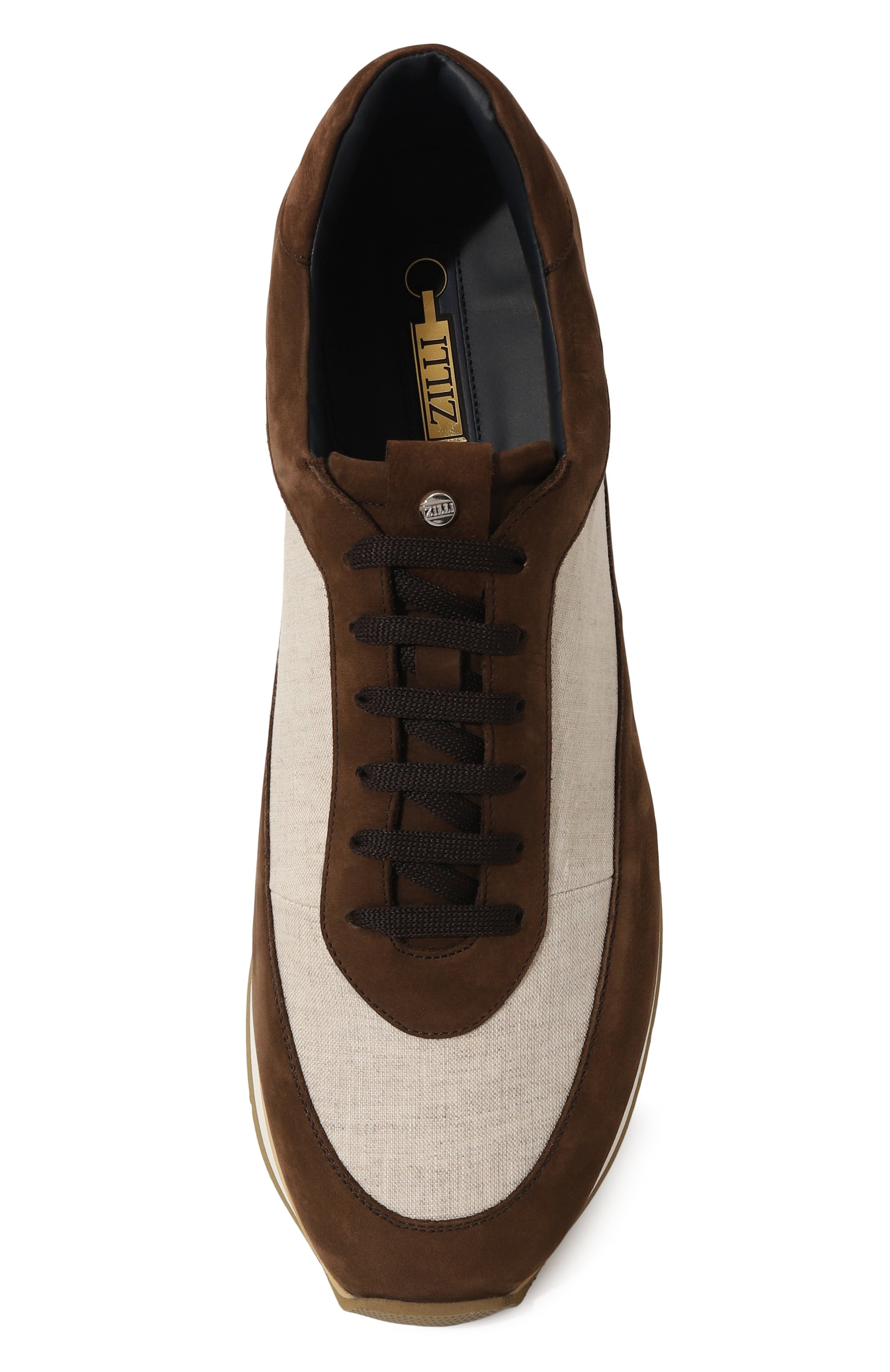 Комбинированные кроссовки ZILLI, арт. H0082AM1059VHM001, фото 6