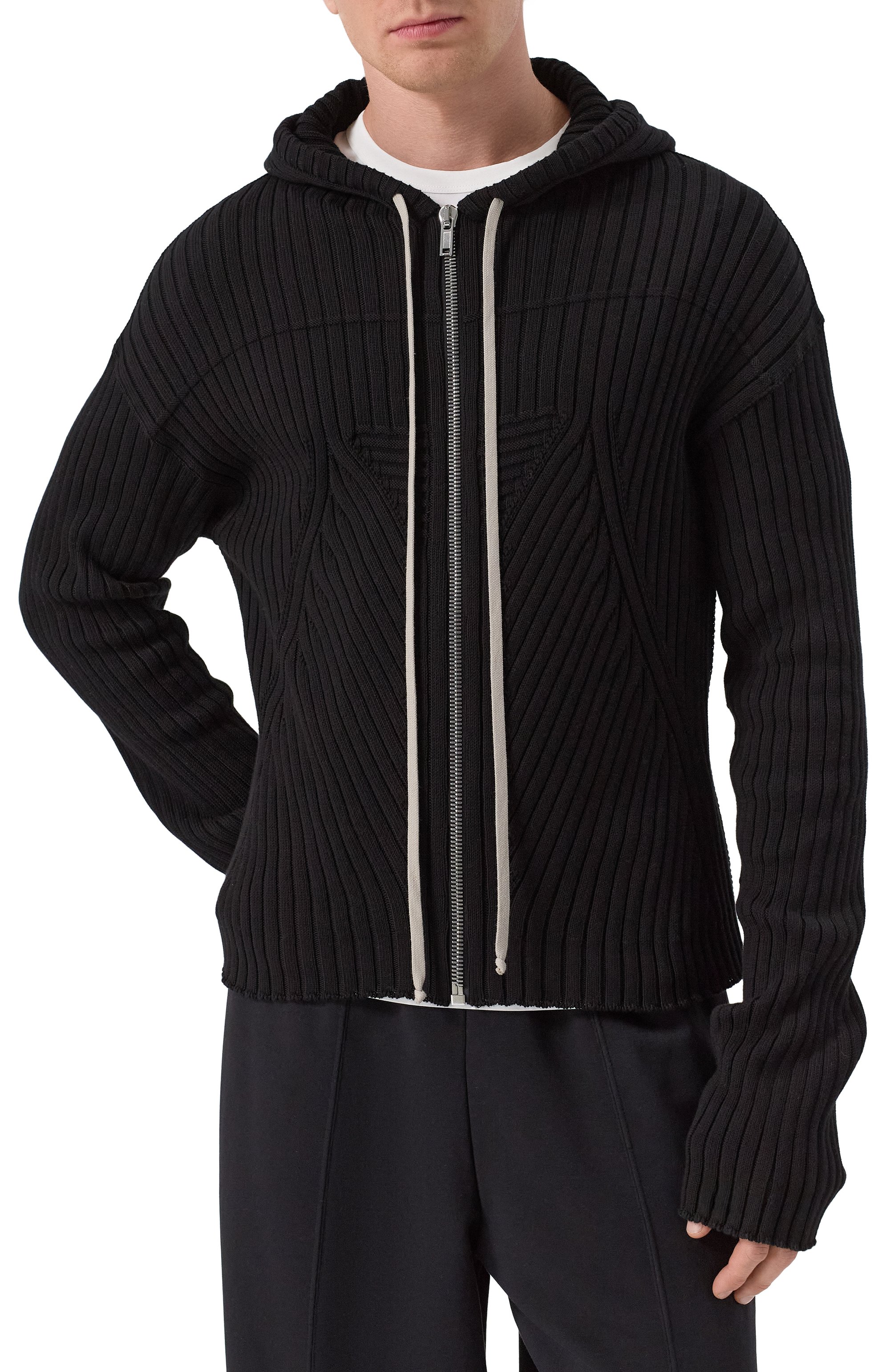 Хлопковый кардиган RICK OWENS, арт. RU01E5614/KEC, фото 3