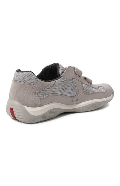 Комбинированные кроссовки america's cup PRADA, арт. 4P0723-5RU-F0518-ZFT0, фото 5