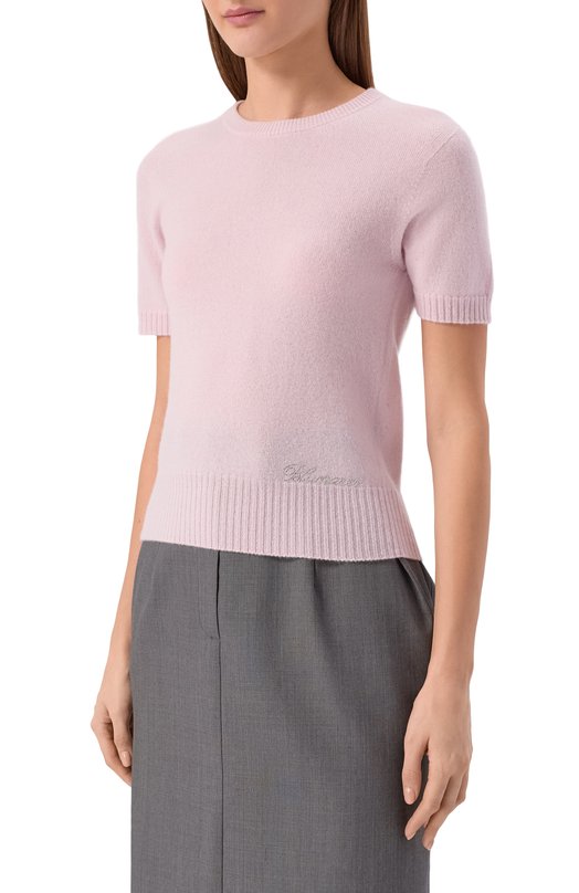 Кашемировый пуловер Blumarine 2M668A Розовый  2M668A Фото 3