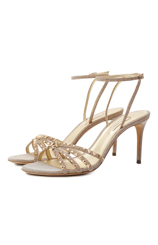 Текстильные босоножки Divine Julia Casadei 1L408A0801/C2905 Серебряный 1L408A0801/C2905