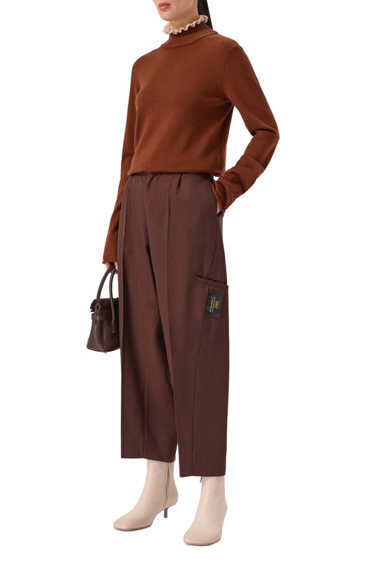 Шерстяная водолазка Undercover UC2E8901 Коричневый  UC2E8901 Фото 2