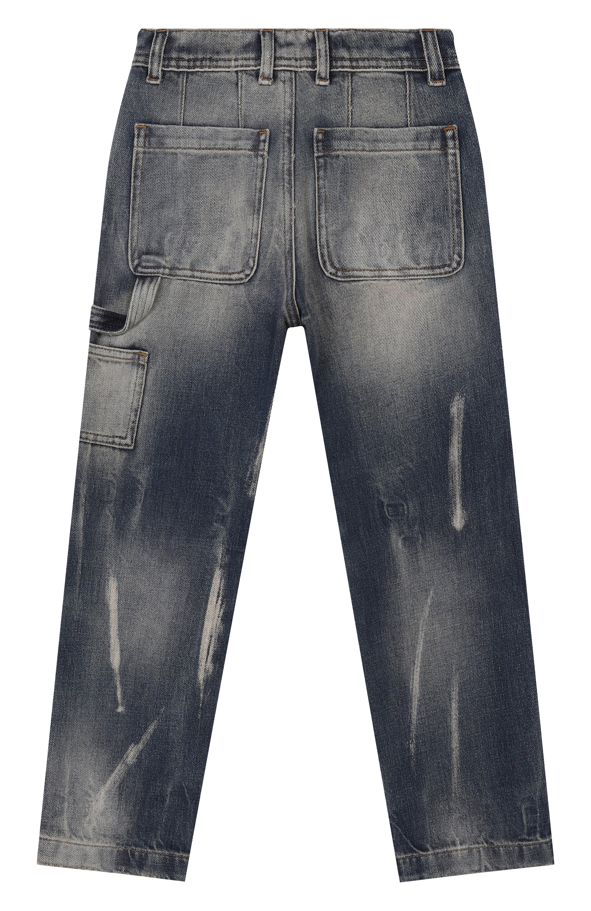 Джинсы DOLCE & GABBANA темно-синего цвета по цене 71950 руб., арт. L45P25/LDD74, фото 2 Джинсы DOLCE & GABBANA, арт. L45P25/LDD74, фото 2