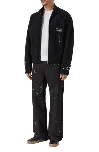 Мужской шерстяной кардиган DOMREBEL, арт. M DADDY/KNIT ZIP CARDIGAN