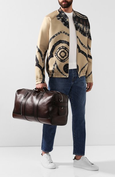 Кожаная дорожная сумка BERLUTI коричневого цвета по цене 332000 руб., арт. M183327, фото 2 Кожаная дорожная сумка BERLUTI, арт. M183327, фото 2