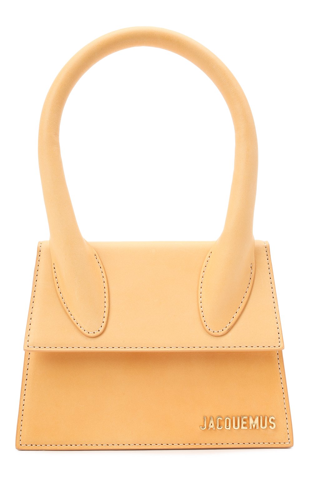 Сумка le chiquito moyen medium JACQUEMUS светло-коричневого цвета по цене 63650 руб., арт. 211BA02/304810, фото 1 Сумка le chiquito moyen medium JACQUEMUS, арт. 211BA02/304810, фото 1