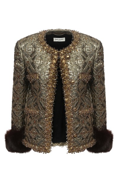 Женский жакет SAINT LAURENT, арт. 671005/Y9D44