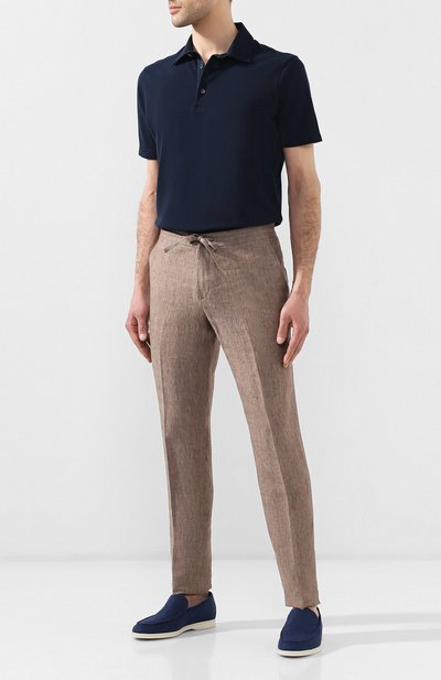 Текстильные лоферы summer walk LORO PIANA, арт. FAI4871, фото 2