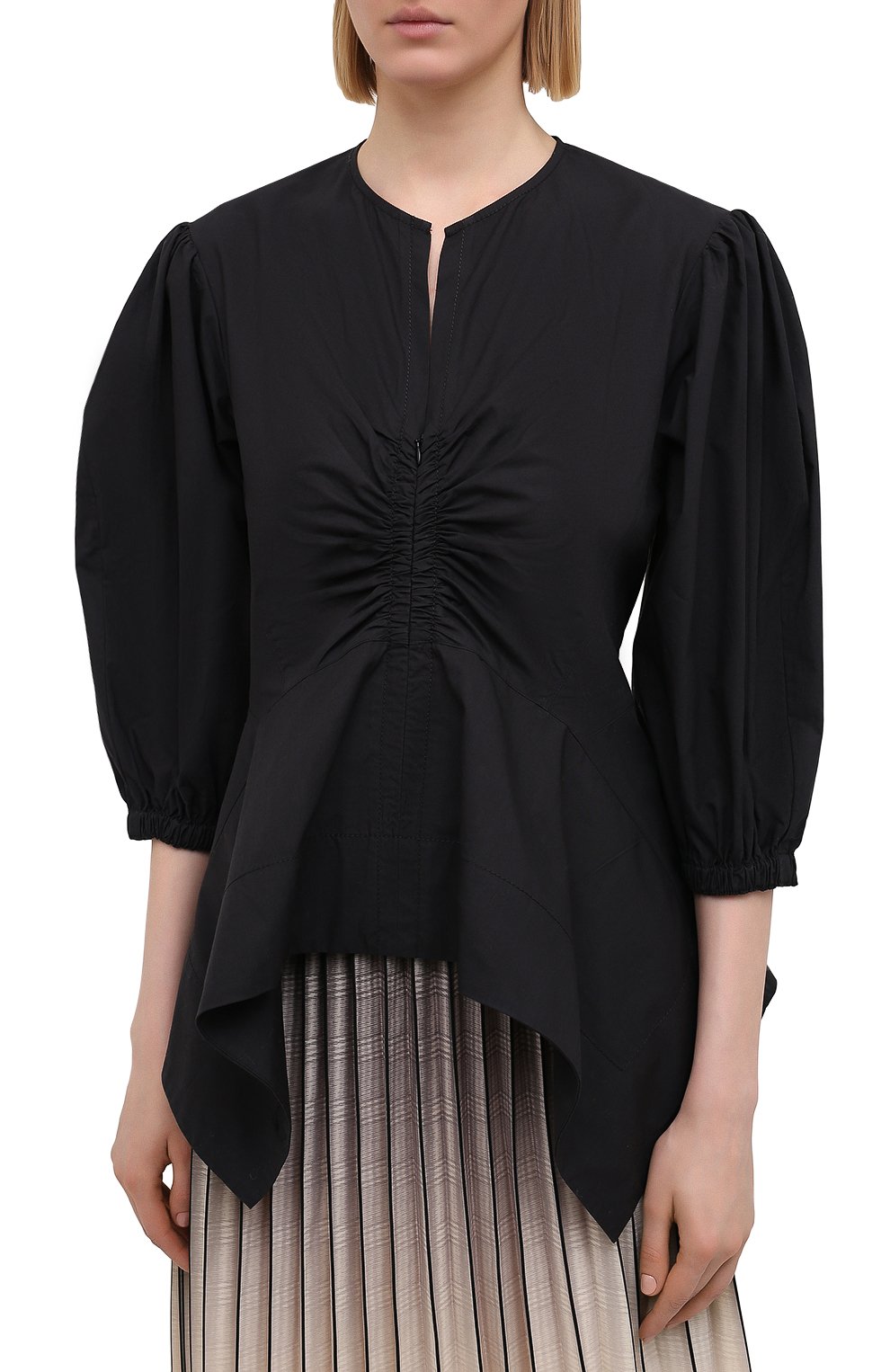 Хлопковый топ PROENZA SCHOULER WHITE LABEL, арт. WL2114227-SC054S, фото 3