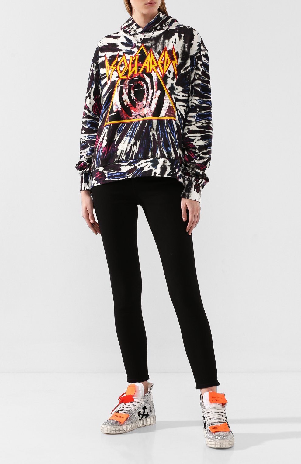 Хлопковое худи DSQUARED2, арт. S72GU0228/S25436, фото 2