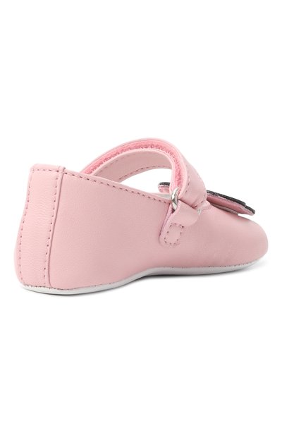 Кожаные пинетки MOSCHINO, арт. 81805/VAR4/15-19, фото 3