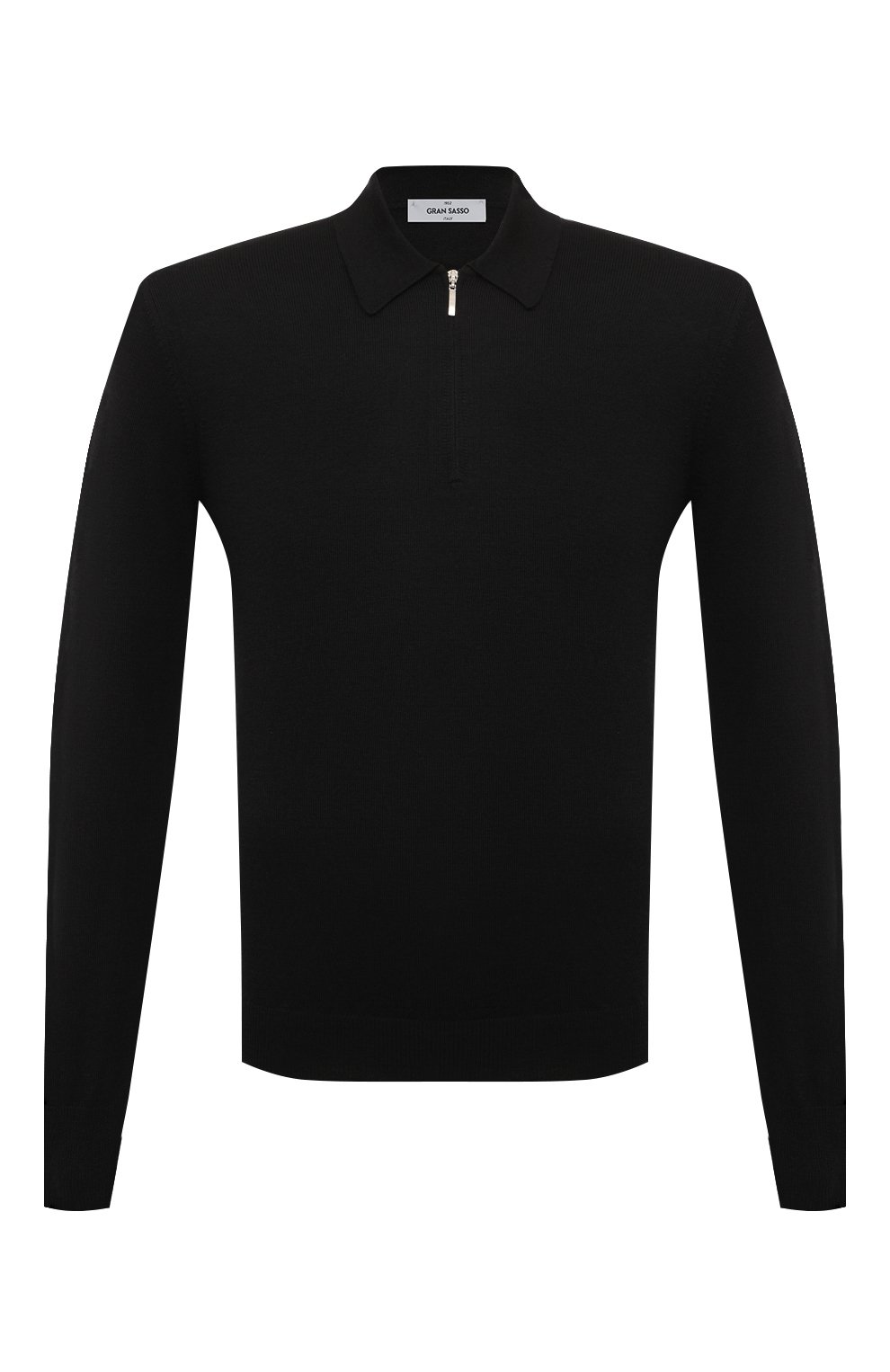 Шерстяное поло GRAN SASSO черного цвета по цене 27500 руб., арт. 55125/14290, фото 1 Шерстяное поло GRAN SASSO, арт. 55125/14290, фото 1