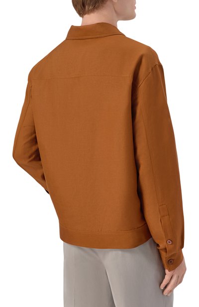 Куртка-рубашка изо льна и шелка MVST, арт. M26.2PM.B011/F123 LIN0 SETA, фото 4