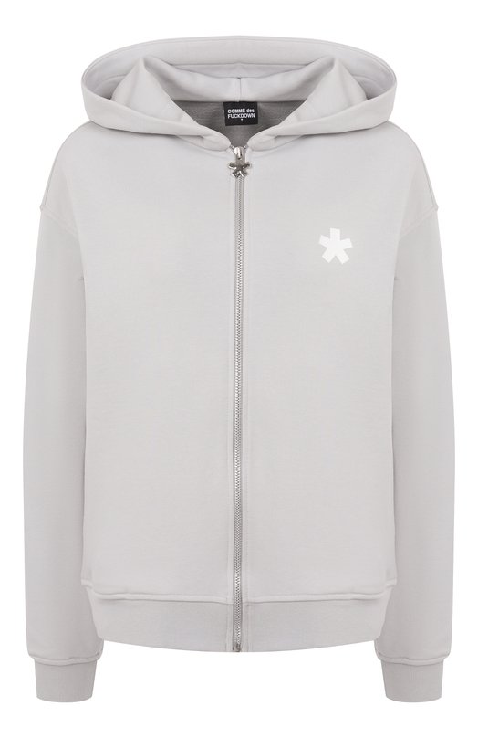 Хлопковая толстовка Comme des Fuckdown CFABW01220 Серый CFABW01220