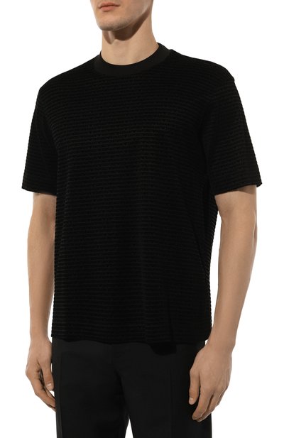 Футболка из лиоцелла и хлопка EMPORIO ARMANI, арт. 6D1TD5/1J0SZ, фото 3