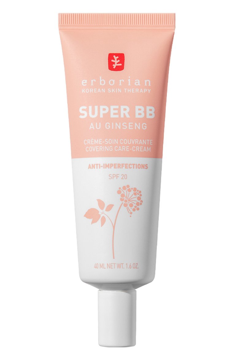 Super bb-крем для лица, оттенок светлый (40ml) ERBORIAN  цвета, арт. 787078 | Фото 1 (Региональные ограничения белый список (Axapta Mercury): Не проставлено; SPF фильтр: Низкий (5-20); Нос: Не проставлено)