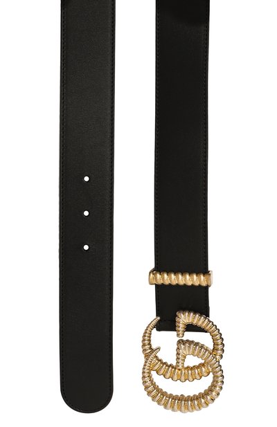 Кожаный ремень GUCCI черного цвета по цене 71280 руб., арт. 524105 AP00G, фото 3 Кожаный ремень GUCCI, арт. 524105 AP00G, фото 3