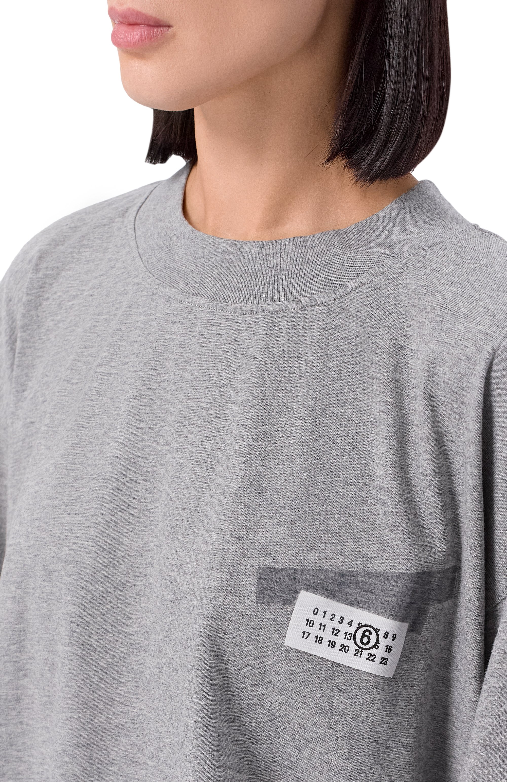 Хлопковая футболка MM6, арт. S62GD0207/M20048, фото 5