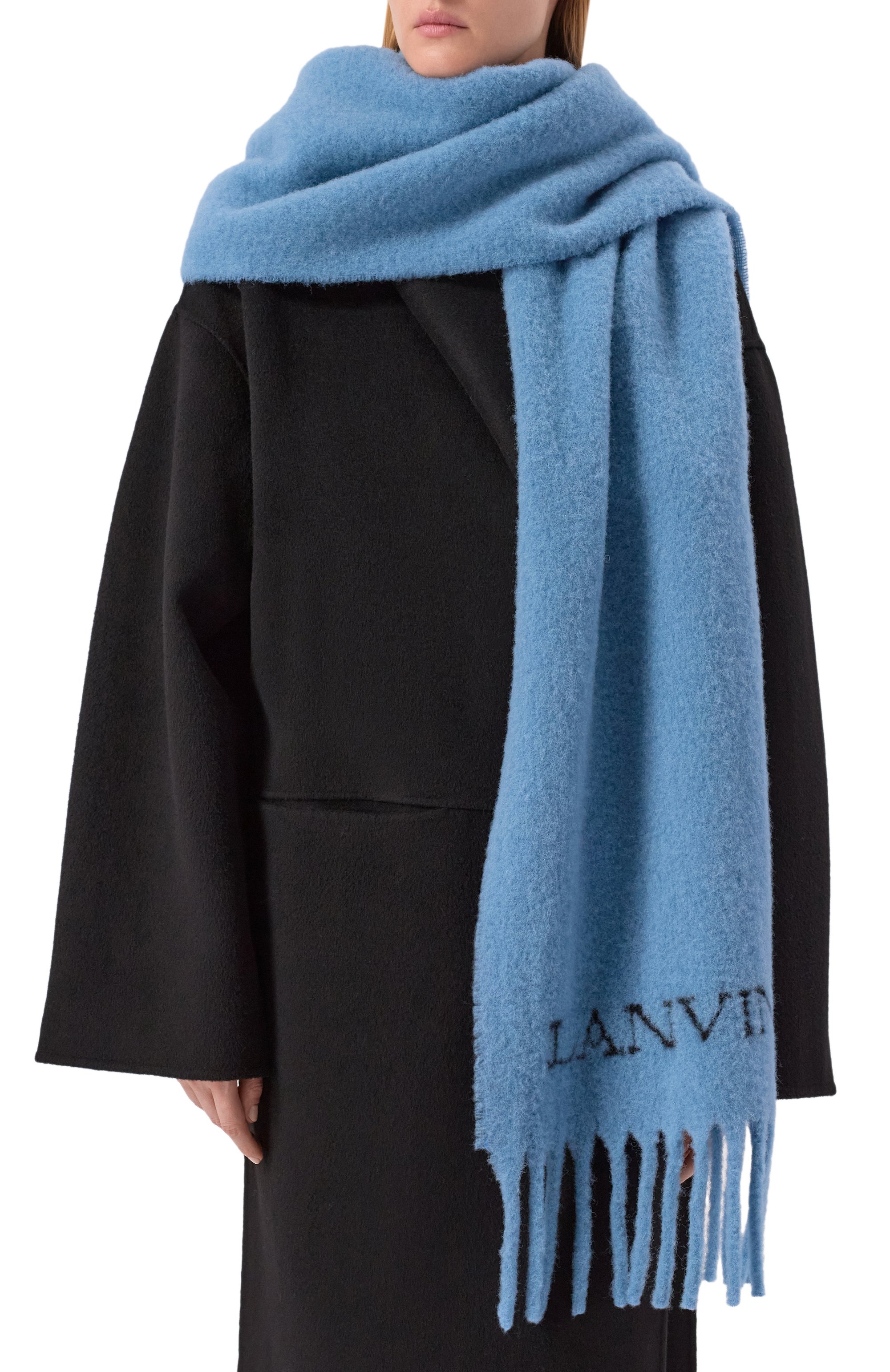 Шерстяной шарф LANVIN, арт. 710003814, фото 2