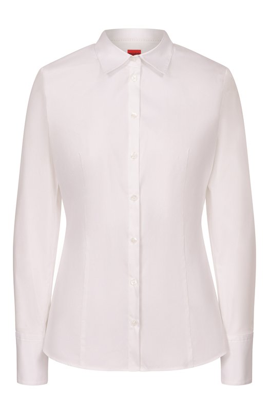 Хлопковая рубашка HUGO 50554568 Белый 50554568