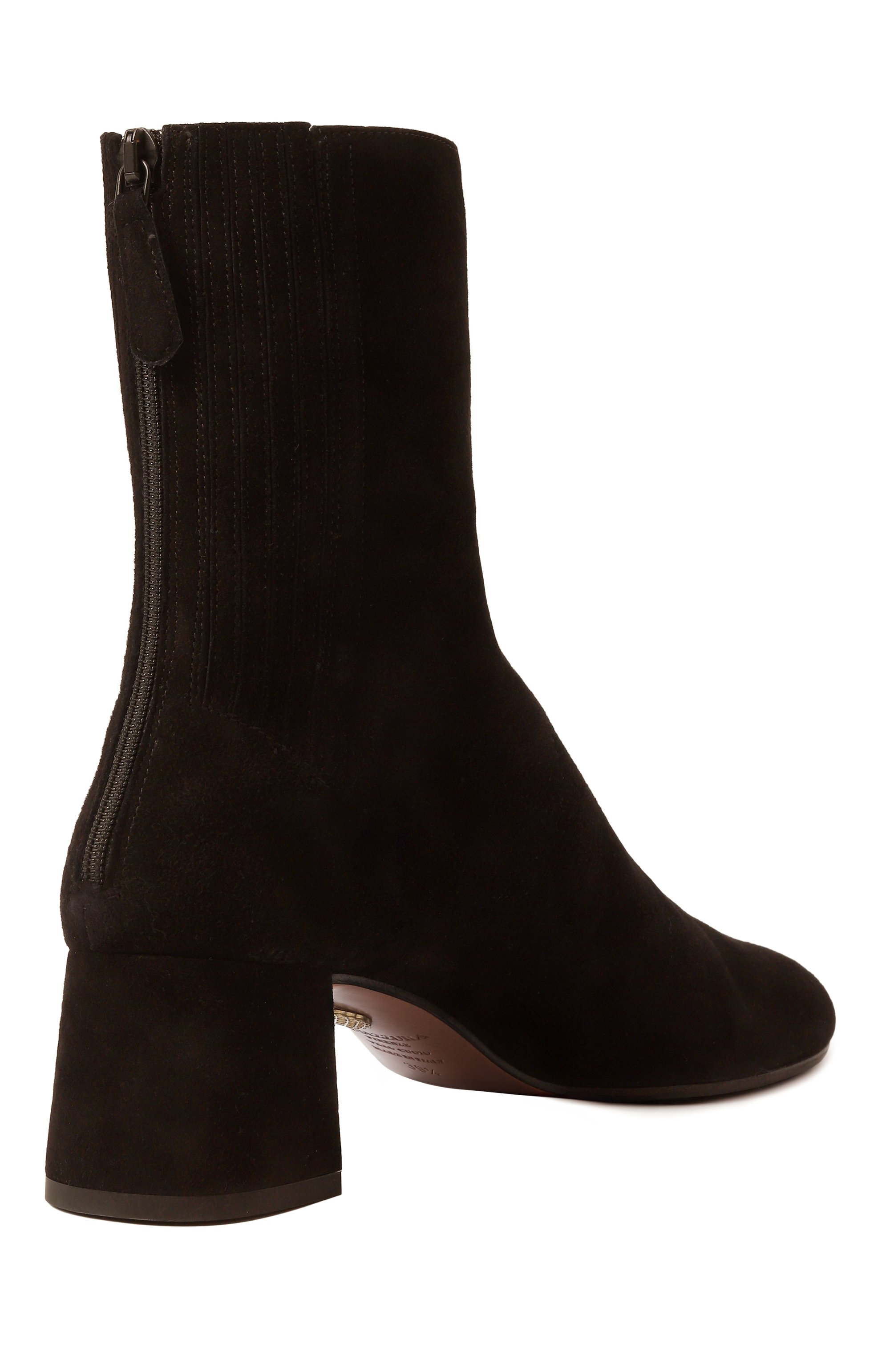 Замшевые ботильоны saint honore 50 AQUAZZURA, арт. SH0MIDB0-SUE-993, фото 5