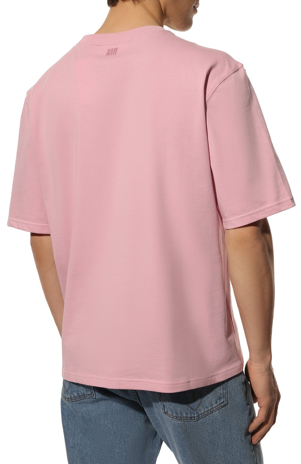 Хлопковая футболка AMI, арт. UTS002.726, фото 4