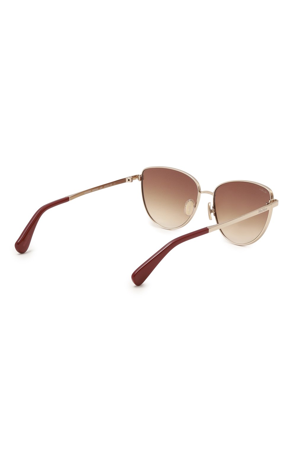Солнцезащитные очки MAX MARA коричневого цвета по цене 21600 руб., арт. MM0053 32F, фото 4 Солнцезащитные очки MAX MARA, арт. MM0053 32F, фото 4