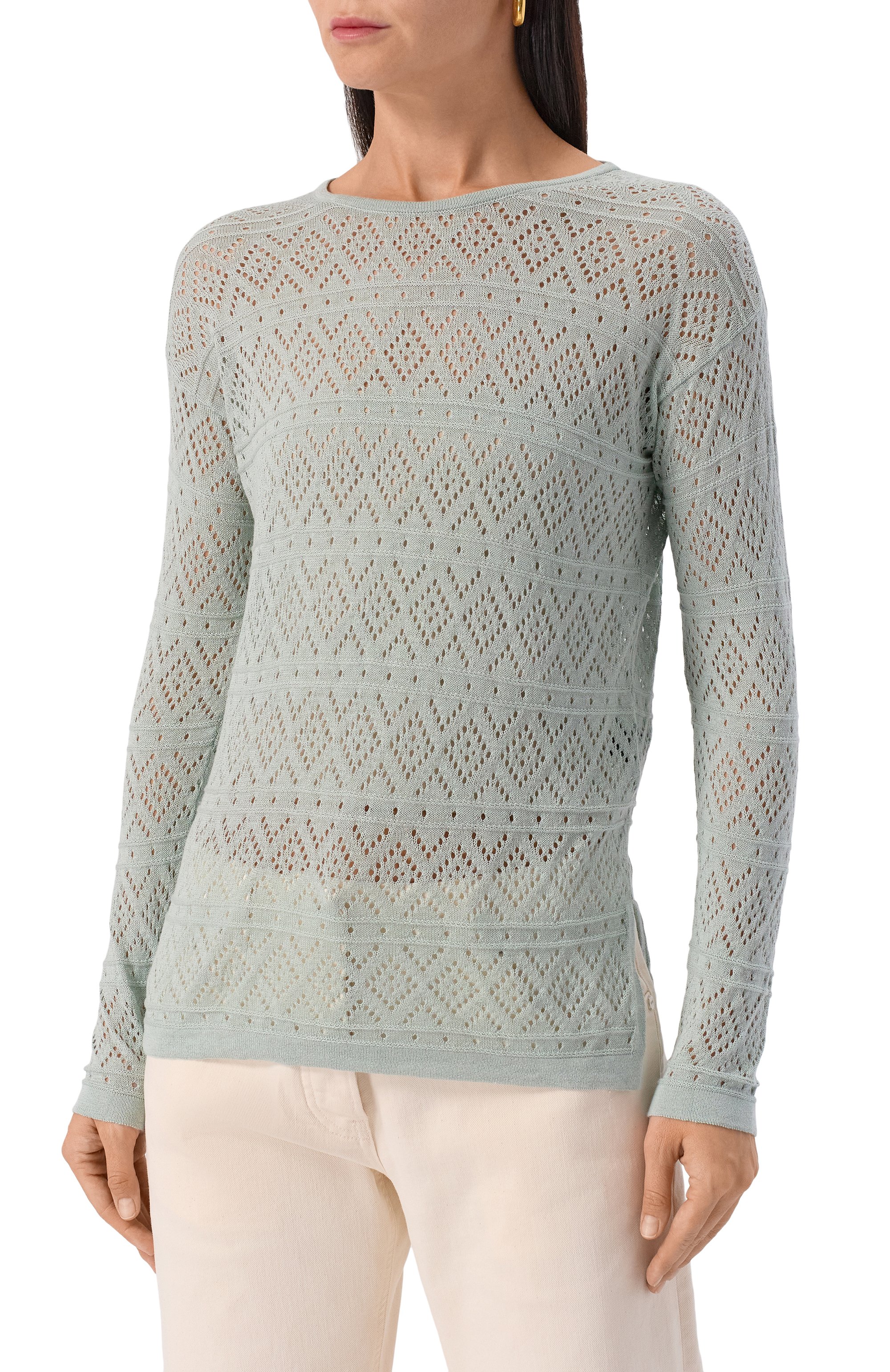 Пуловер из шелка и хлопка MVST, арт. WS59-1540MU, фото 3