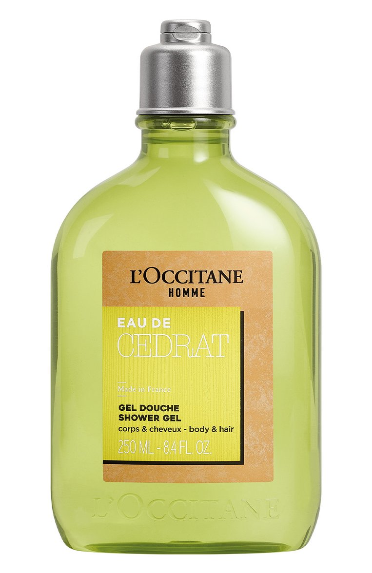 Мужского гель для душа "цедрат" (250ml) L`OCCITANE бесцветного цвета, арт. 667149 | Фото 1 (Нос: Не проставлено; Региональные ограничения белый список (Axapta Mercury): Не проставлено; Косметика кросс-кт: Уход М; Назначение: Для тела; Тип продукта: Гели)