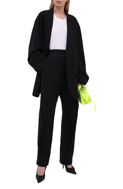 Брюки BALENCIAGA черного цвета по цене 89950 руб., арт. 663049/TK029, фото 2 Брюки BALENCIAGA, арт. 663049/TK029, фото 2