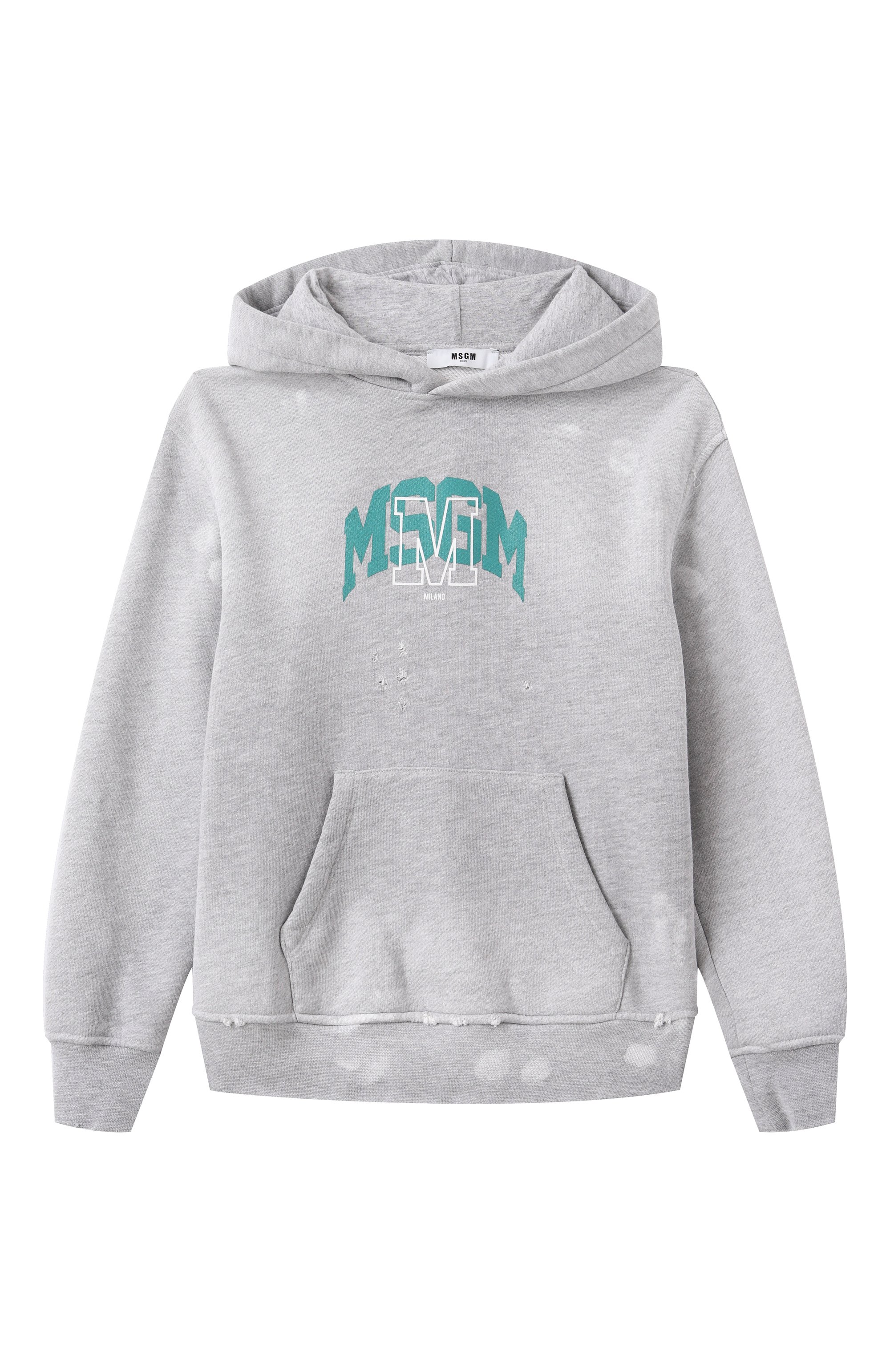 Хлопковое худи MSGM KIDS, арт. S5MSJBHS148, фото 1