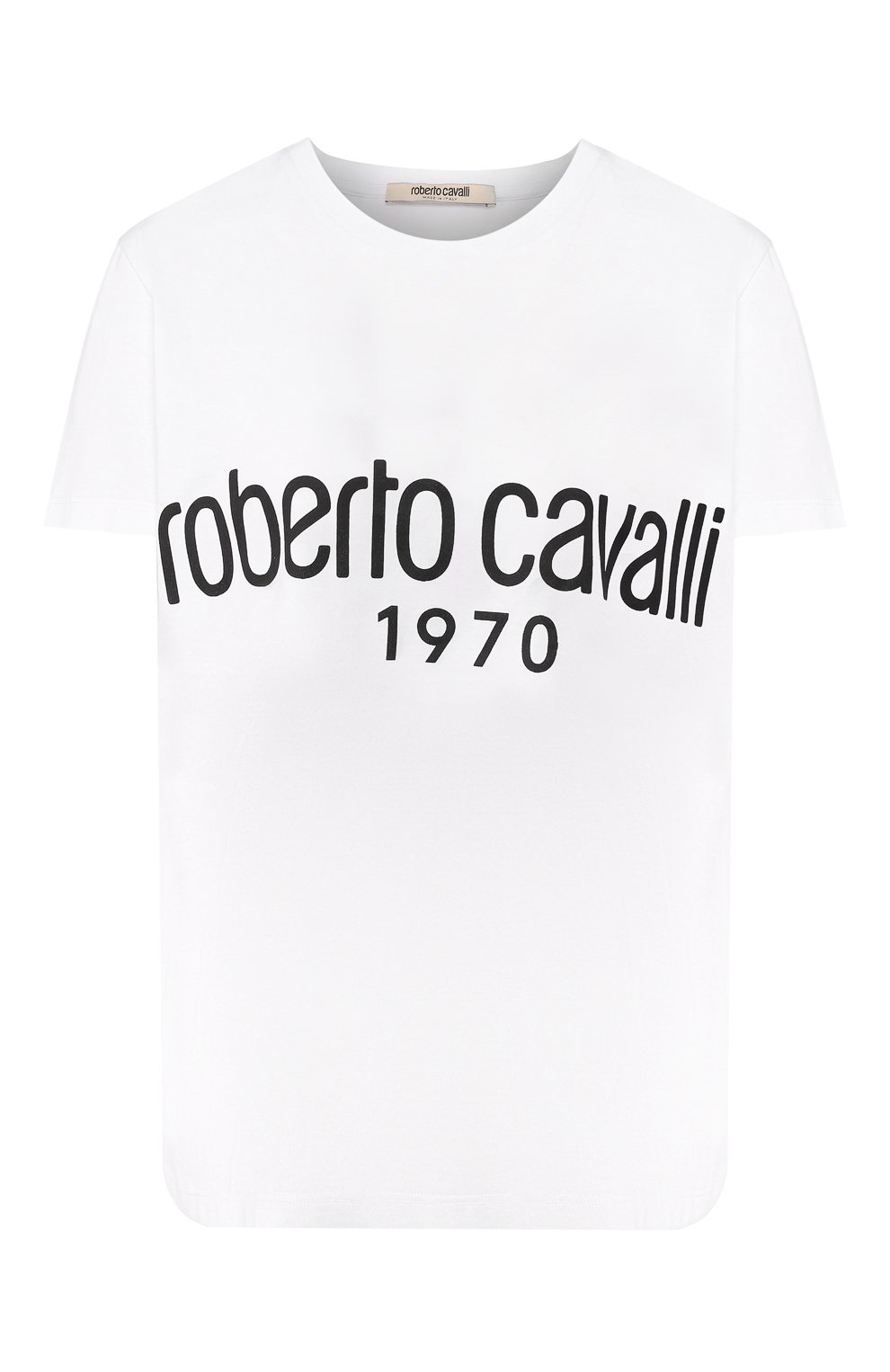 Хлопковая футболка ROBERTO CAVALLI, арт. IQT680/JD060, фото 1