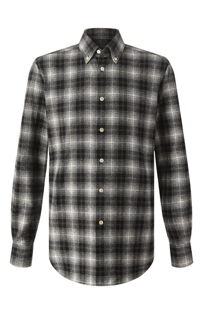 Мужская хлопковая рубашка KITON, арт. UCIH0903403