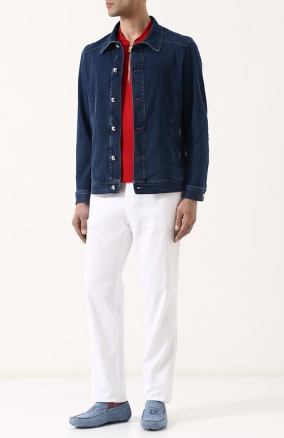 Джинсовая куртка на пуговицах ZILLI, арт. MCP-00228-EUDE1/R001, фото 2