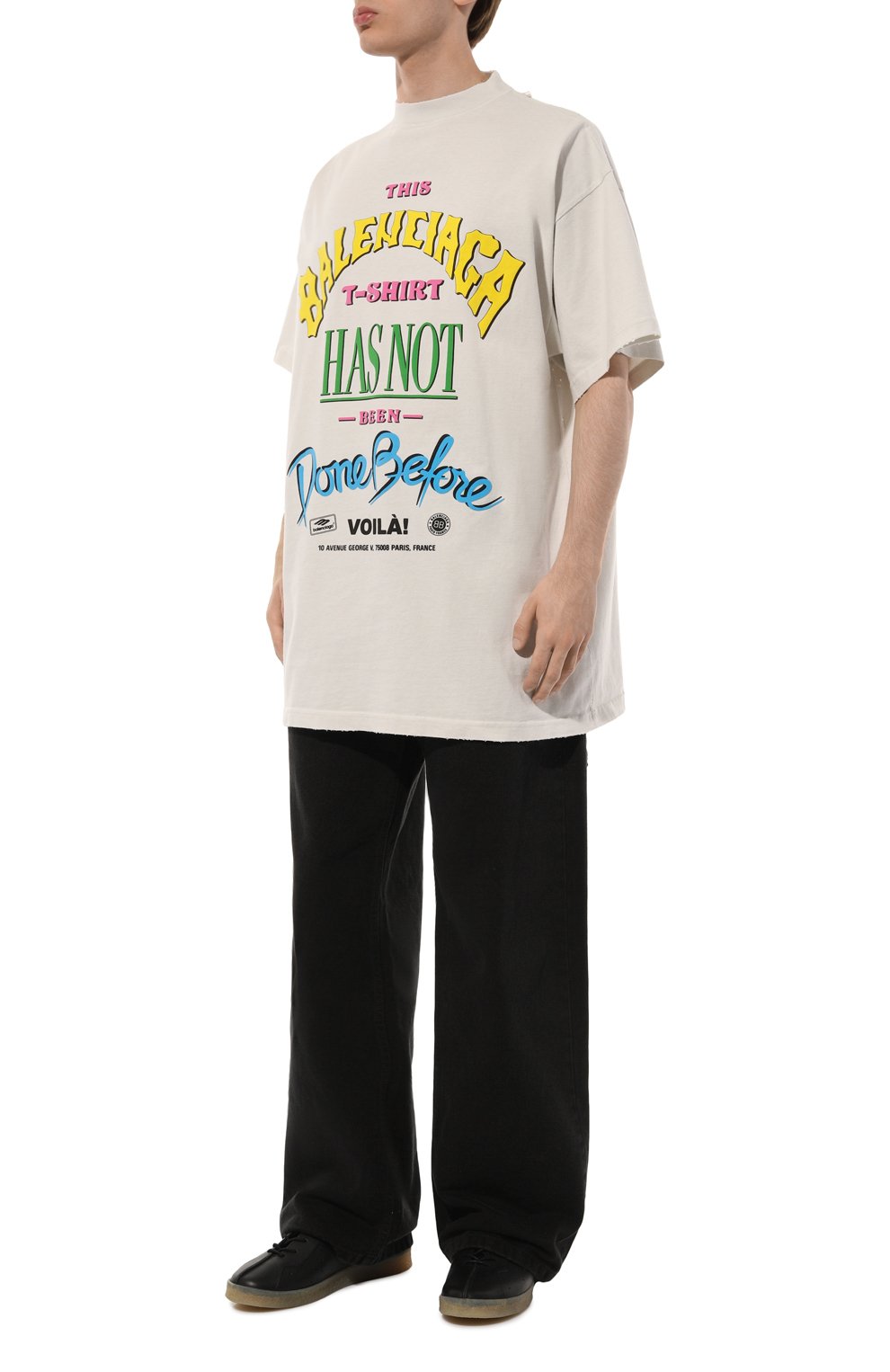 Хлопковая футболка BALENCIAGA, арт. 787349/TQVW4, фото 6