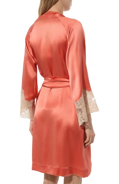 Шелковый халат CARINE GILSON, арт. AG0984VS, фото 4