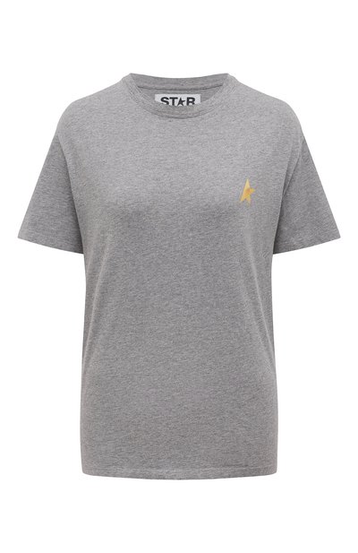 Женская хлопковая футболка GOLDEN GOOSE DELUXE BRAND, арт. GWP01220/P00019360311