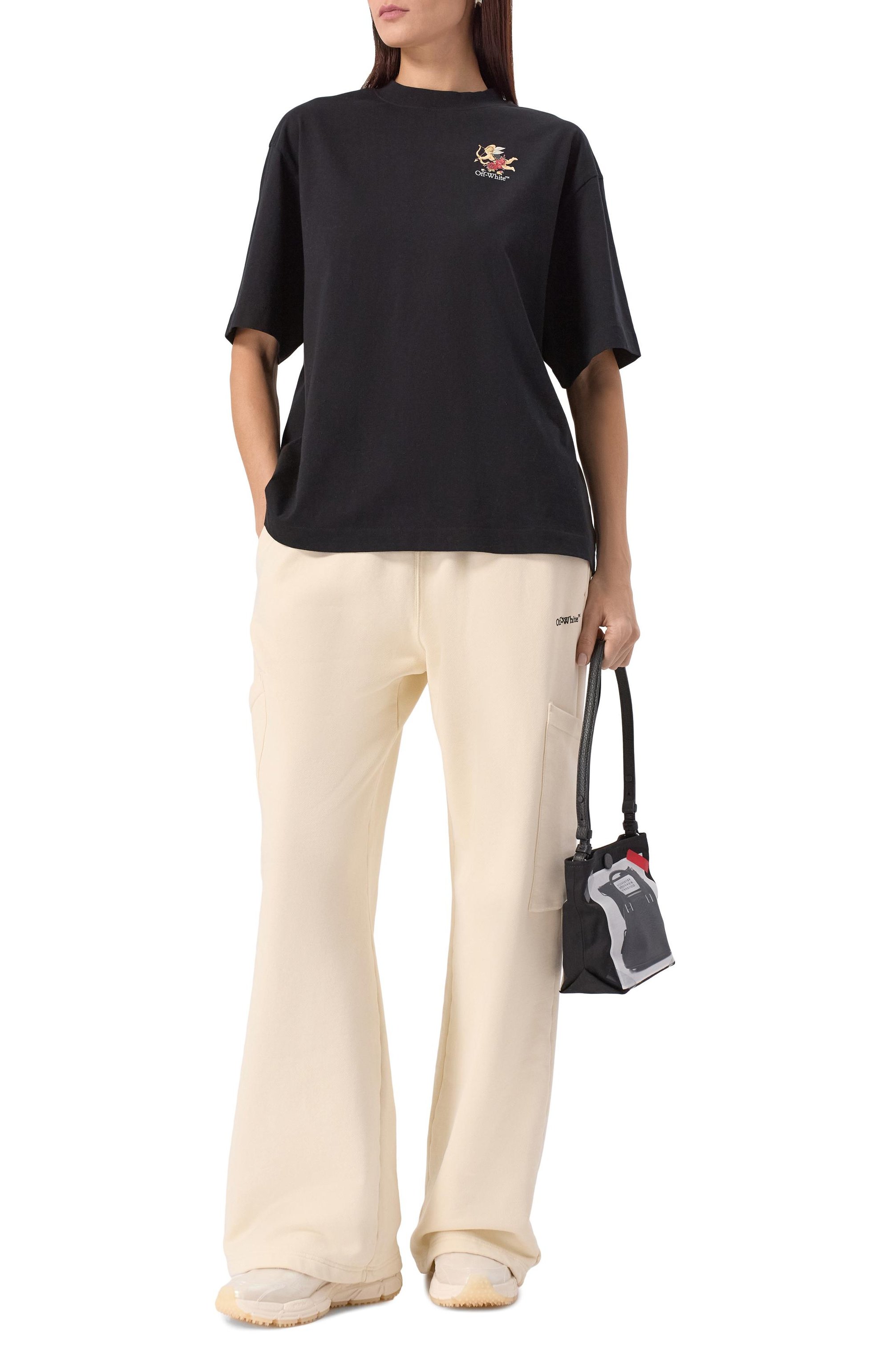 Хлопковая футболка OFF-WHITE, арт. 0WAA134S25JER0011001, фото 2