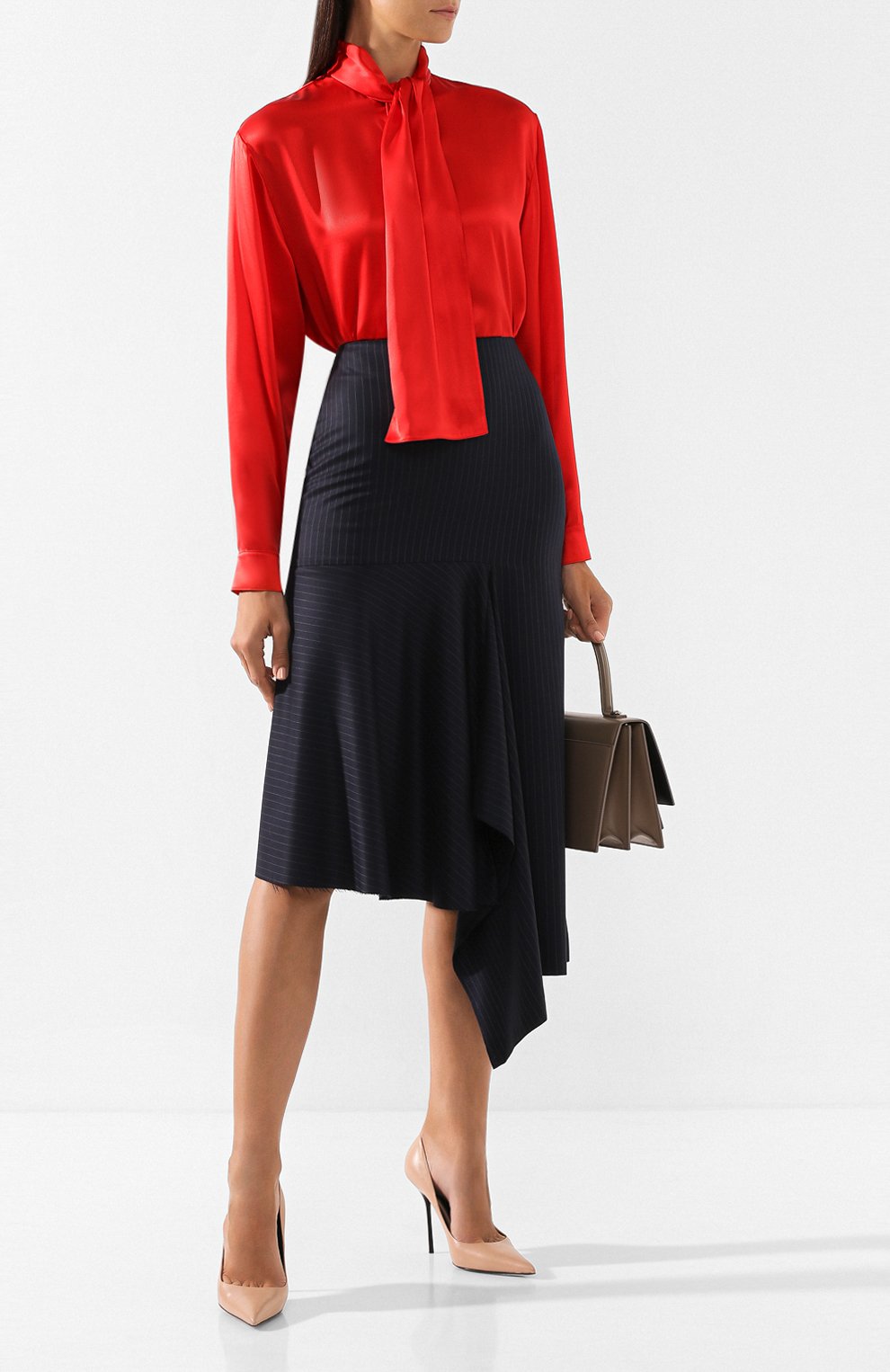 Шелковая блузка BALENCIAGA, арт. 595189/TGN03, фото 2