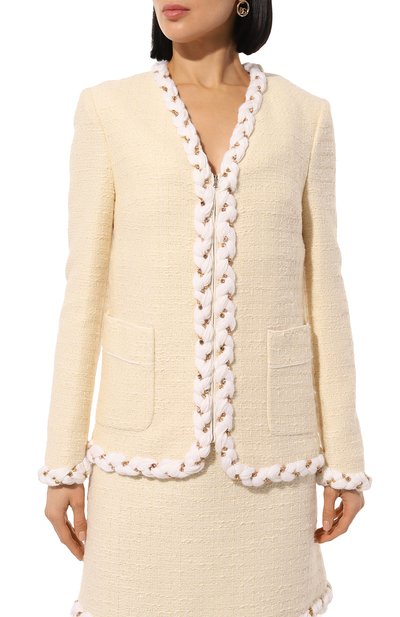 Твидовый жакет GIAMBATTISTA VALLI, арт. 24FWPVCA6113-08UBE, фото 3