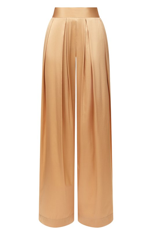 Атласные брюки Ermanno Scervino D474P605TBW Бежевый D474P605TBW