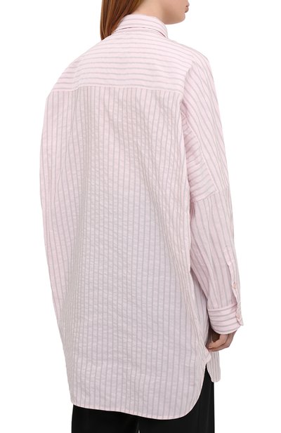 Рубашка PHILOSOPHY DI LORENZO SERAFINI светло-розового цвета по цене 56300 руб., арт. A0207/2127, фото 4 Рубашка PHILOSOPHY DI LORENZO SERAFINI, арт. A0207/2127, фото 4