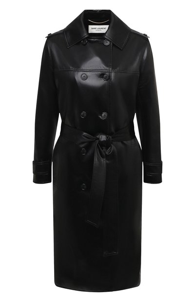 Женский двубортный плащ SAINT LAURENT, арт. 634651/Y7B15