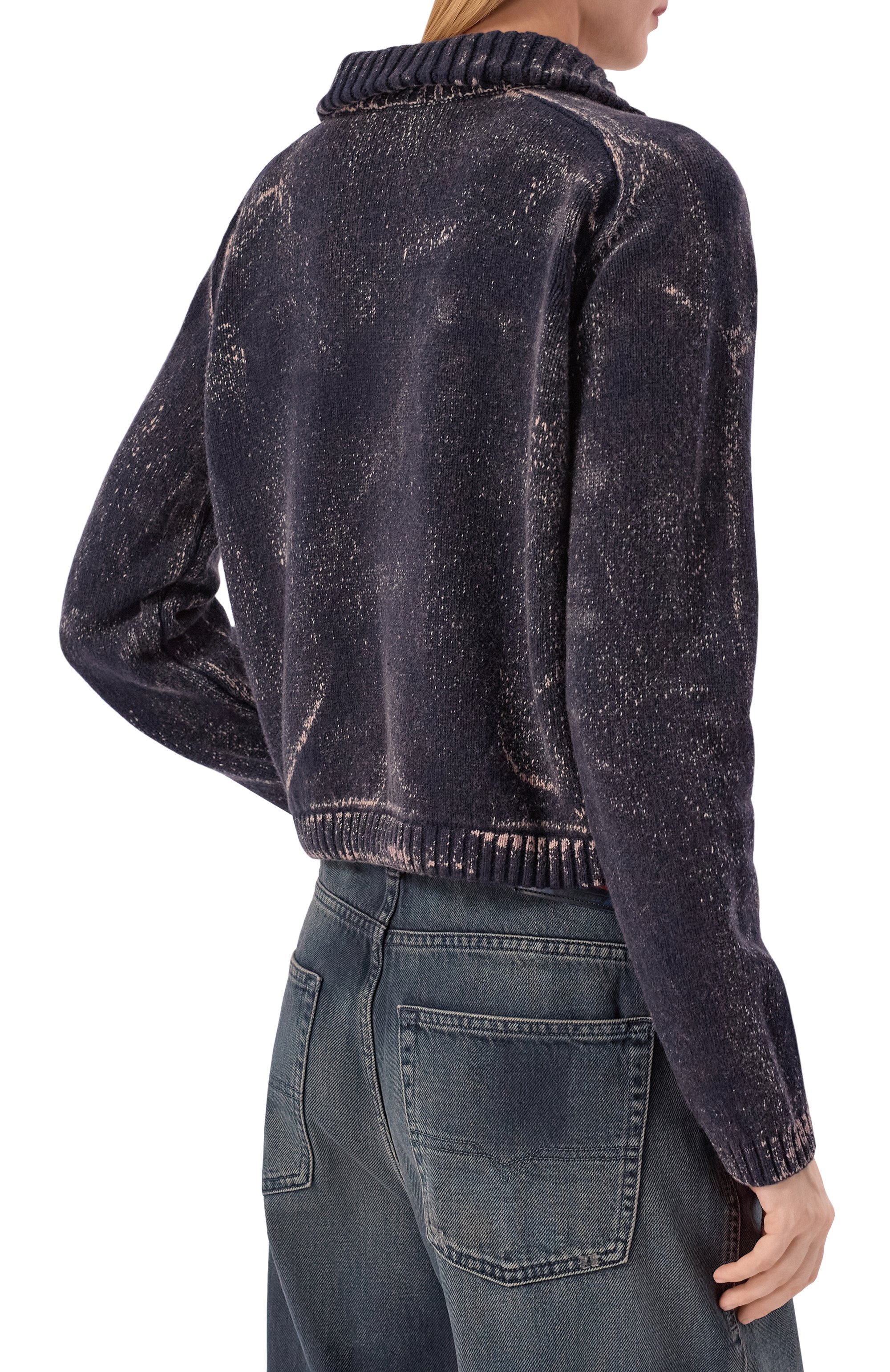 Шерстяной анорак DIESEL синего цвета по цене 48800 руб., арт. A21820/0GSBW, фото 4 Шерстяной анорак DIESEL, арт. A21820/0GSBW, фото 4