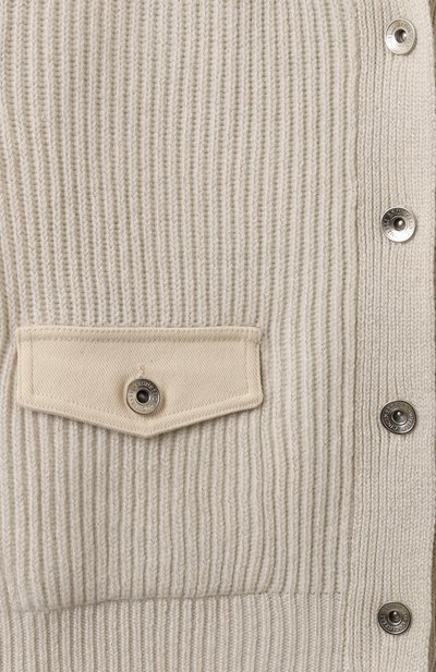 Кардиган из шерсти и кашемира BRUNELLO CUCINELLI, арт. BBVM71406B, фото 3