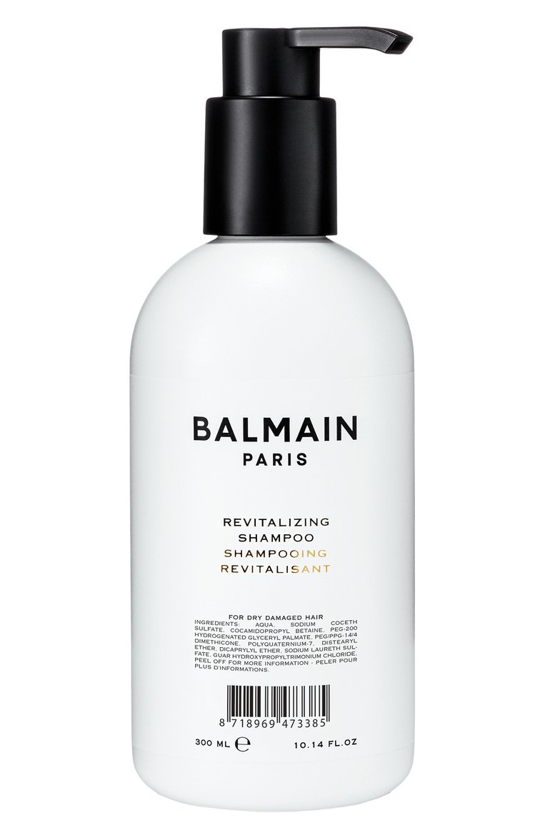 Восстанавливающий шампунь для волос (300ml) BALMAIN HAIR COUTURE бесцветного цвета, арт. 8718969473385 | Фото 1 (Материал внутренний: Не назначено; Тип продукта: Шампуни; Региональные ограничения белый �список (Axapta Mercury): Не проставлено; Назначение: Для волос; Нос: Не проставлено; Статус проверки: Проверена категория)