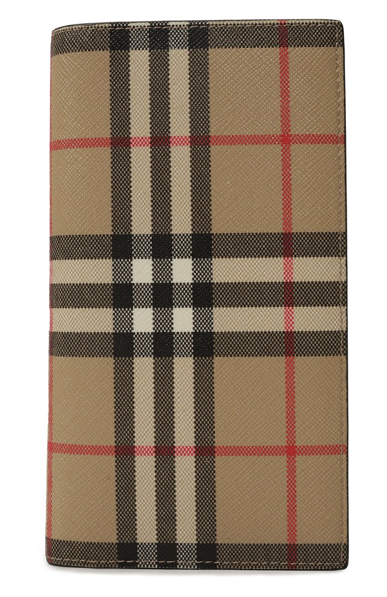 Мужской портмоне BURBERRY бежевого ц�вета, арт. 8050195 | Фото 1 (Нос: Не проставлено; Материал: Синтетический материал)