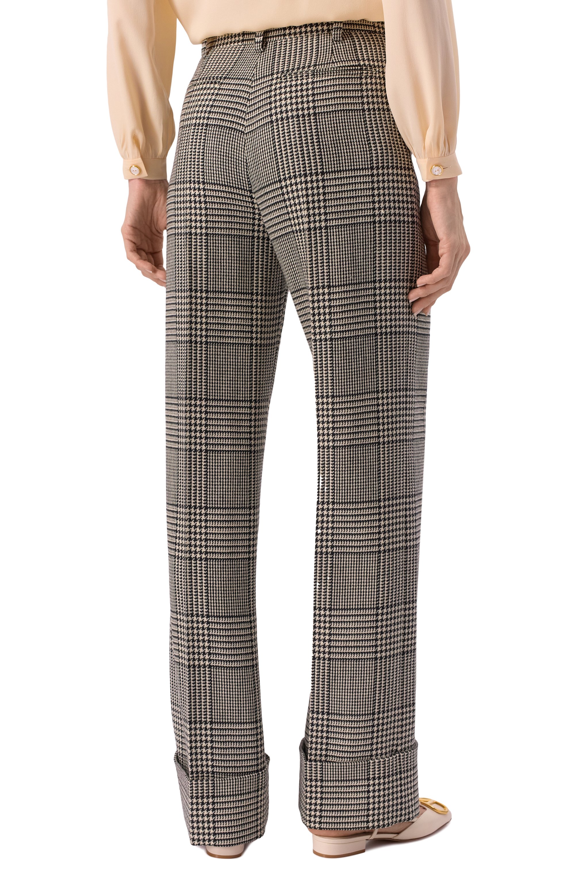 Шерстяные брюки VALENTINO, арт. 6B3RB66590U, фото 4