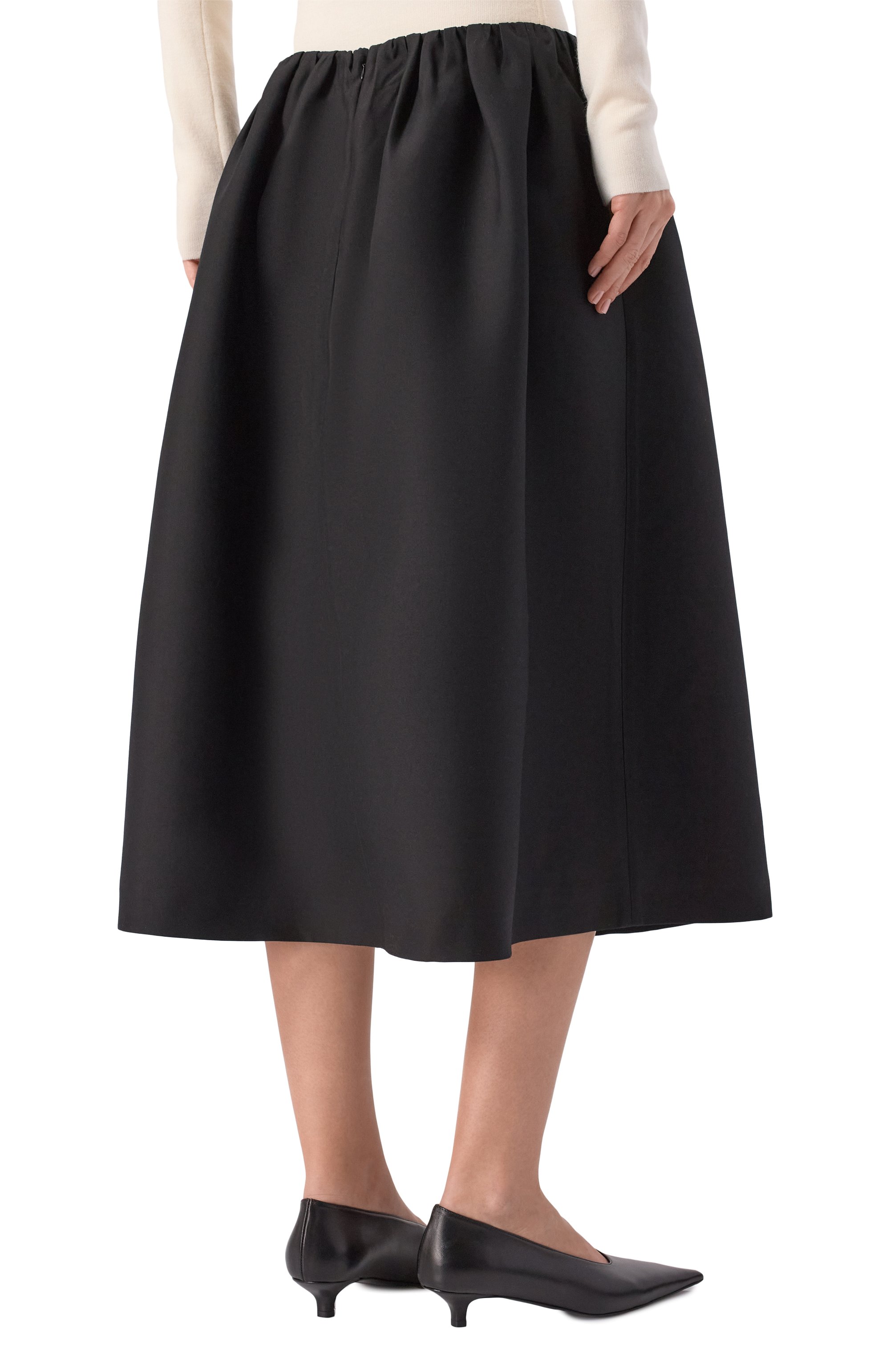 Юбка из шерсти и шелка TOTEME, арт. 261-WRB0389-FB0567, фото 4